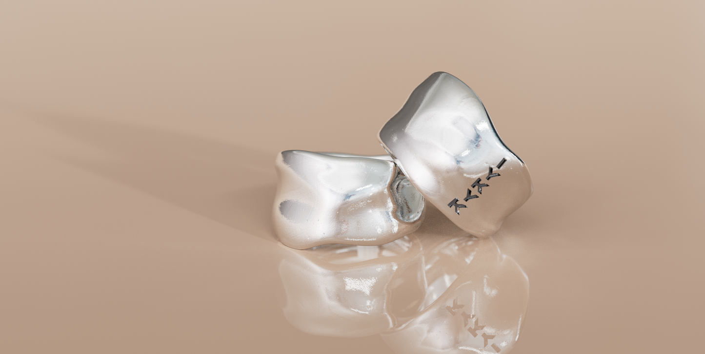 IYKYK Engraved Broad Rings (Set of 2)