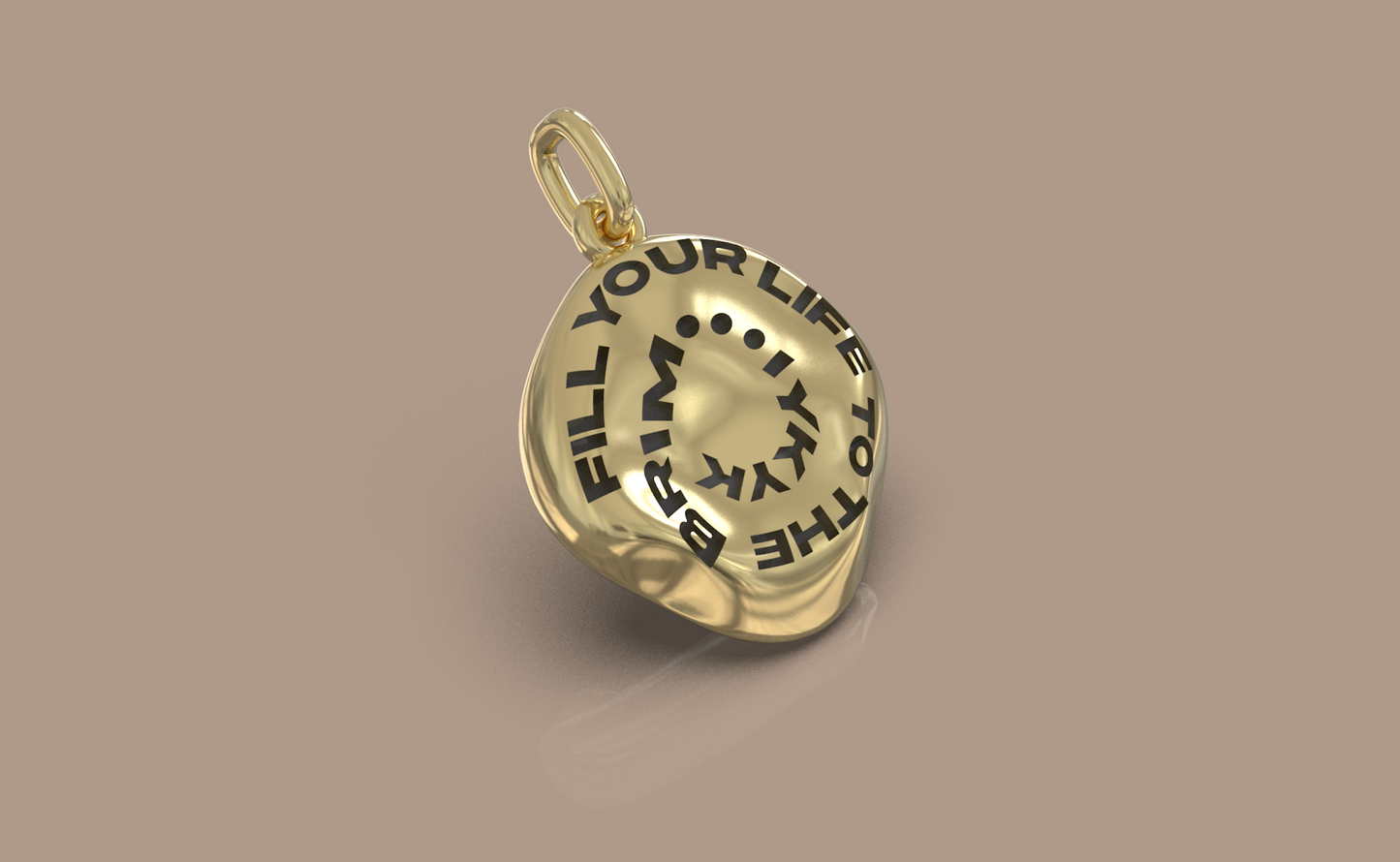Fill Your Life To The Brim Charm