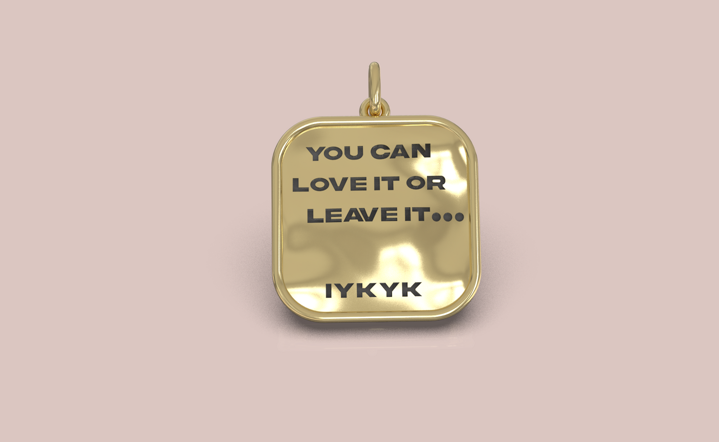 You Can Love It Or Leave It Charm