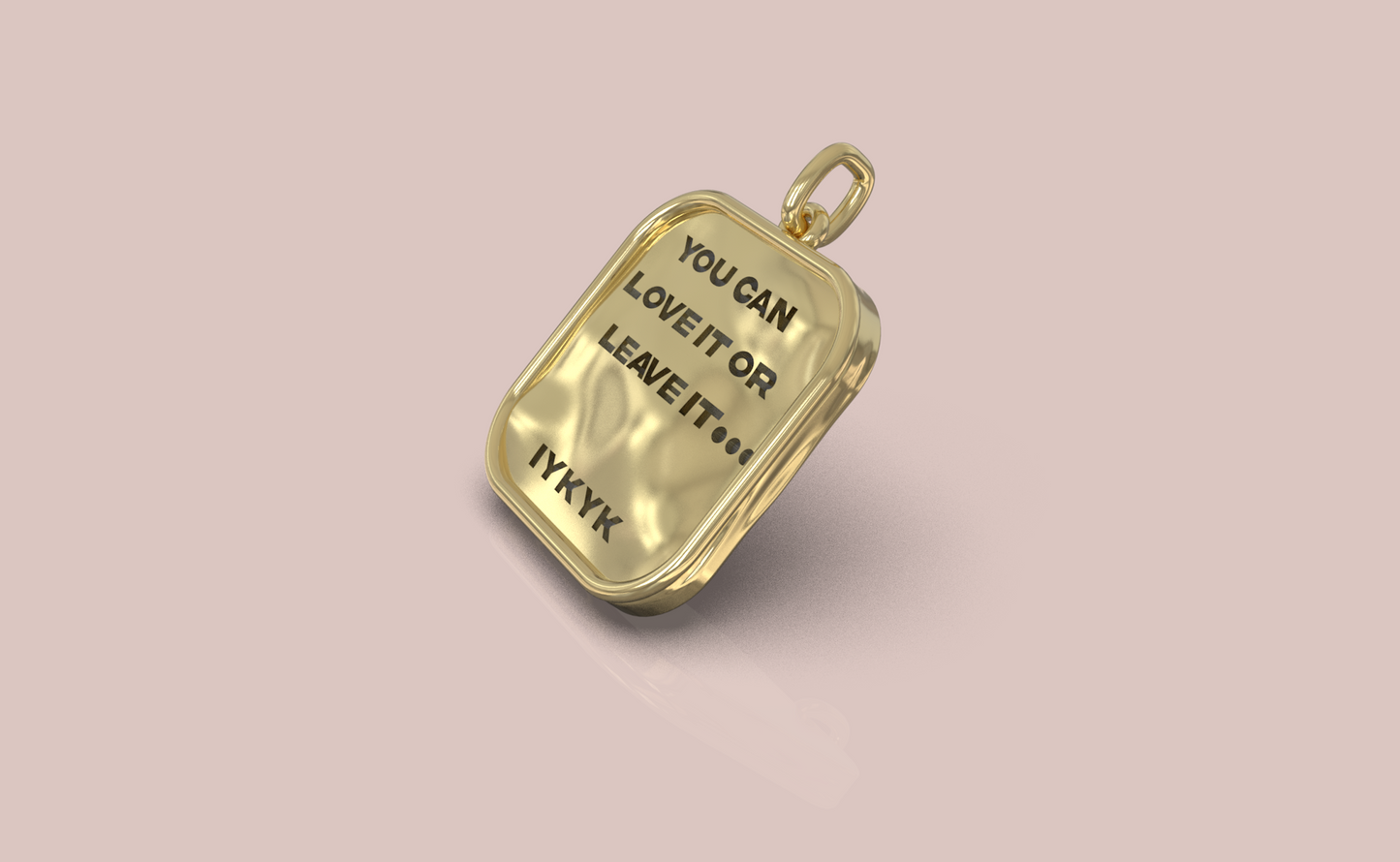 You Can Love It Or Leave It Charm