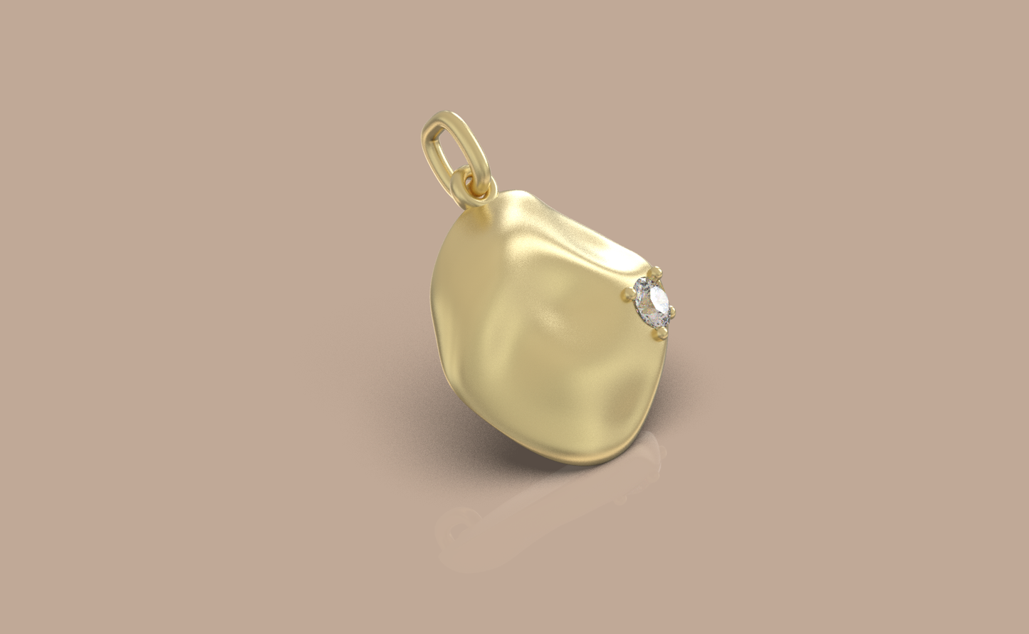 Pebble Bead Charm
