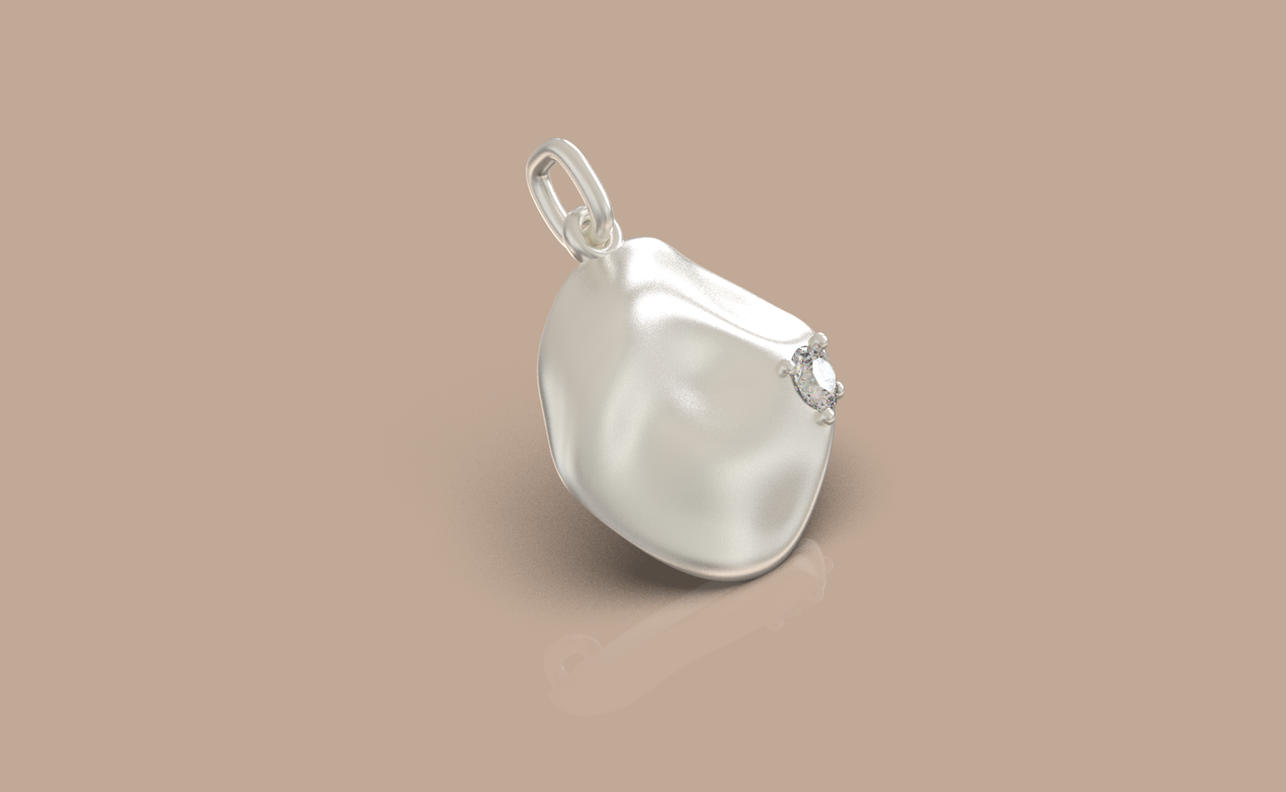 Pebble Bead Charm