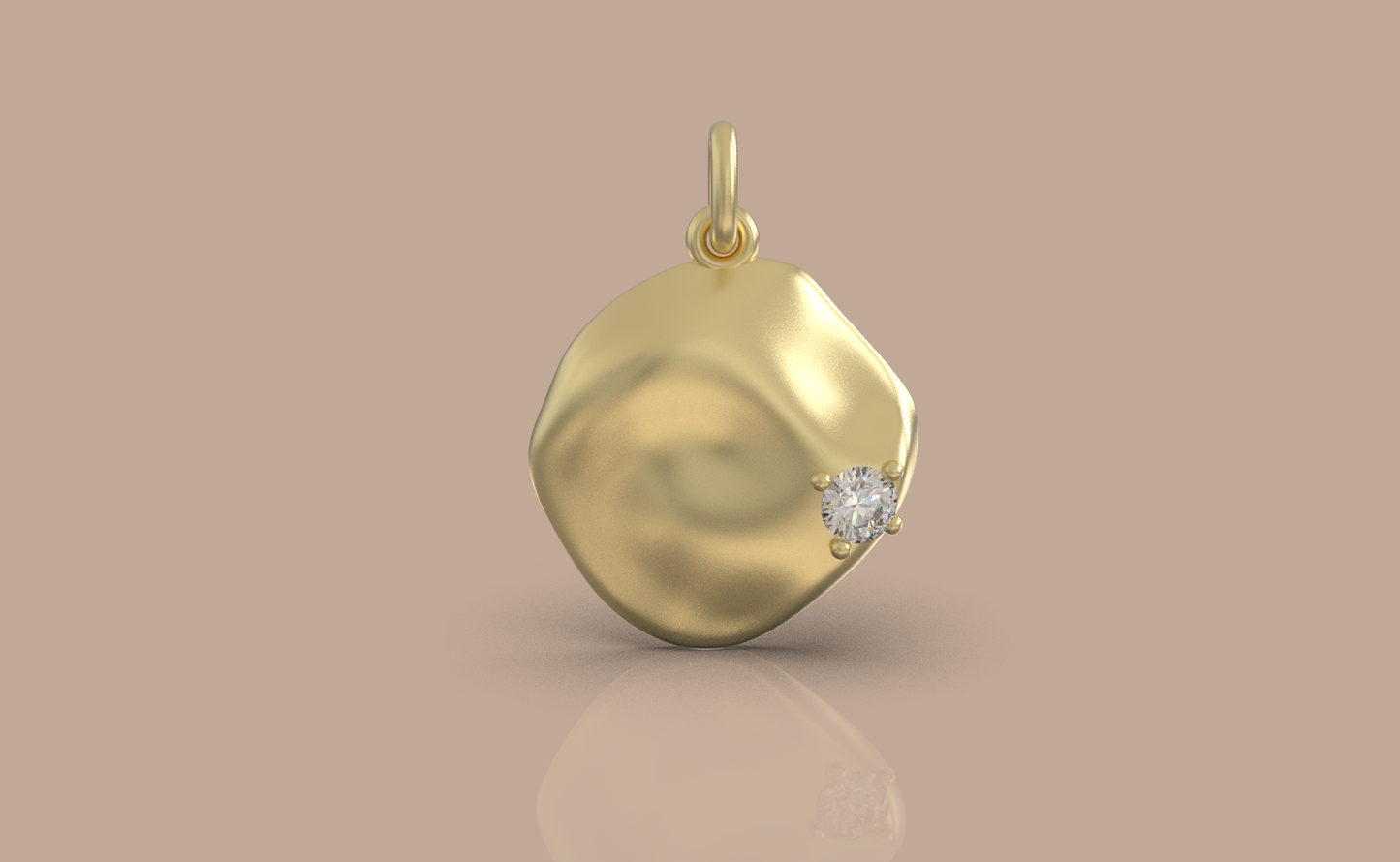 Pebble Bead Charm