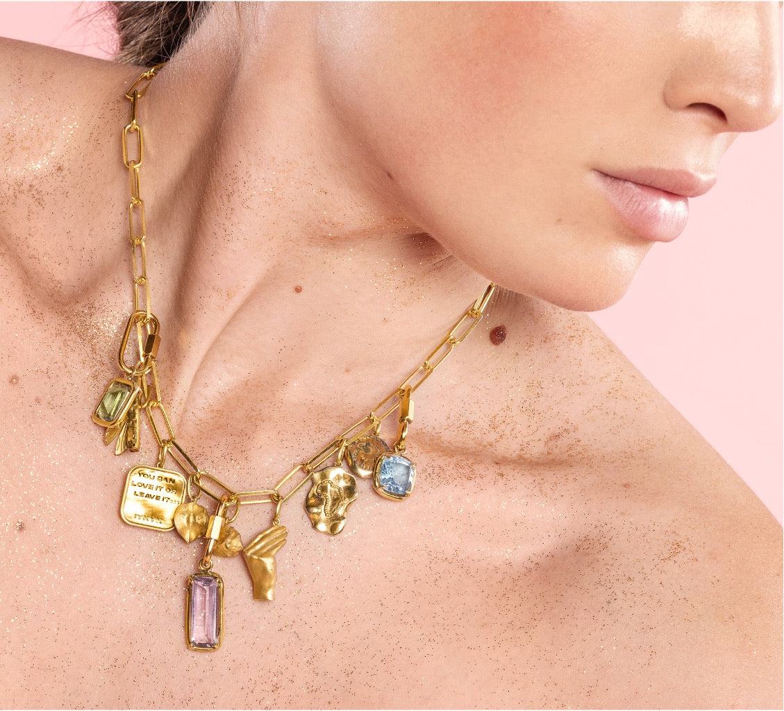 Gold Nugget Charm
