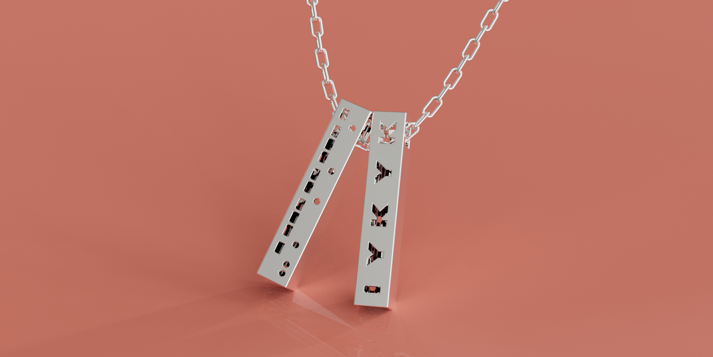 Morse Code IYKYK Pendant