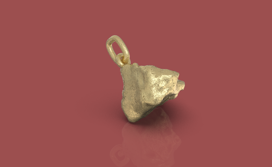 Gold Nugget Charm