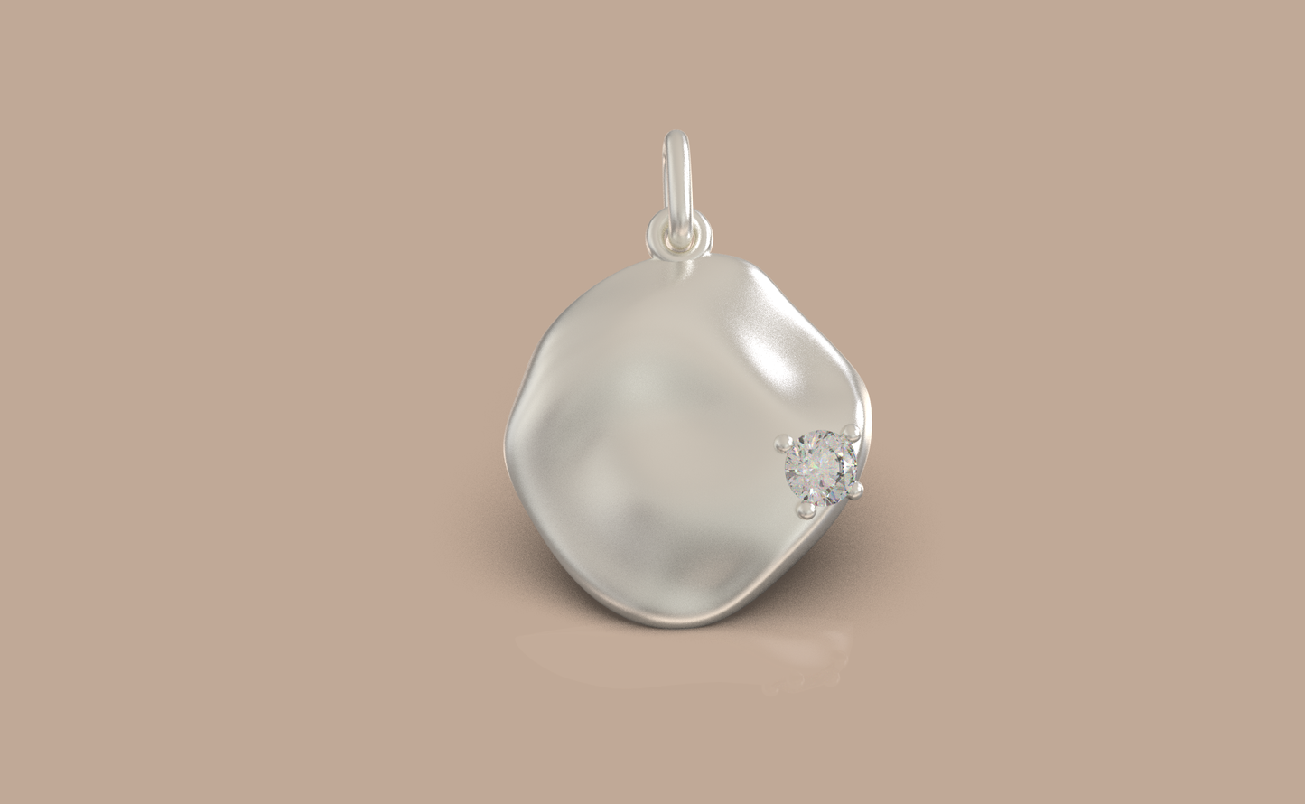 Pebble Bead Charm