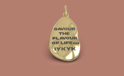 Savour the Flavour Of Life Charm