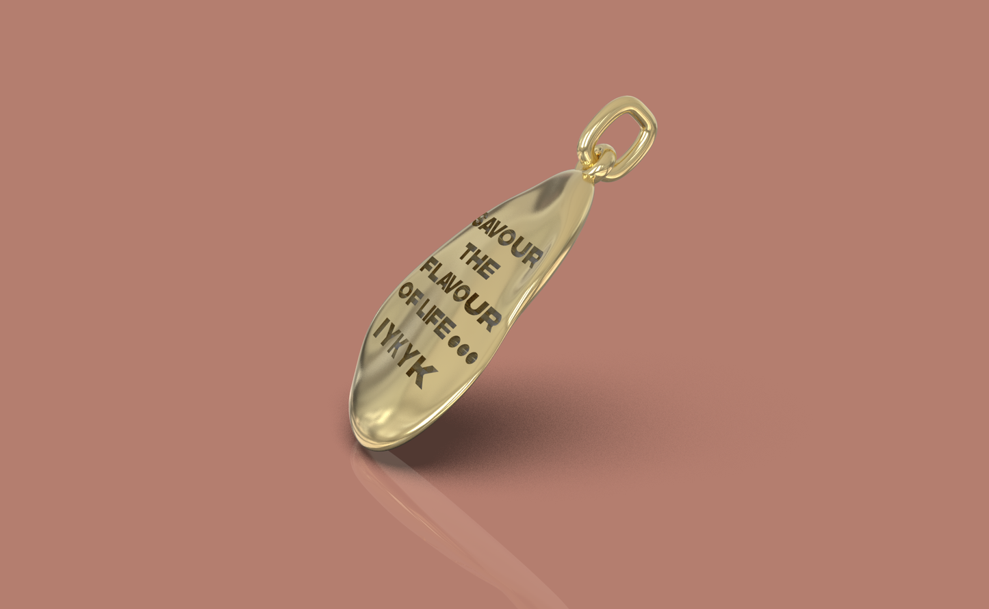 Savour the Flavour Of Life Charm