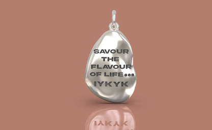 Savour the Flavour Of Life Charm