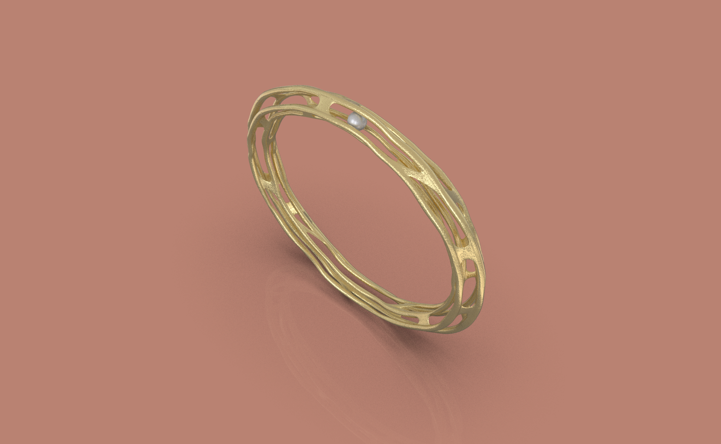 Gilded Cage Bangle