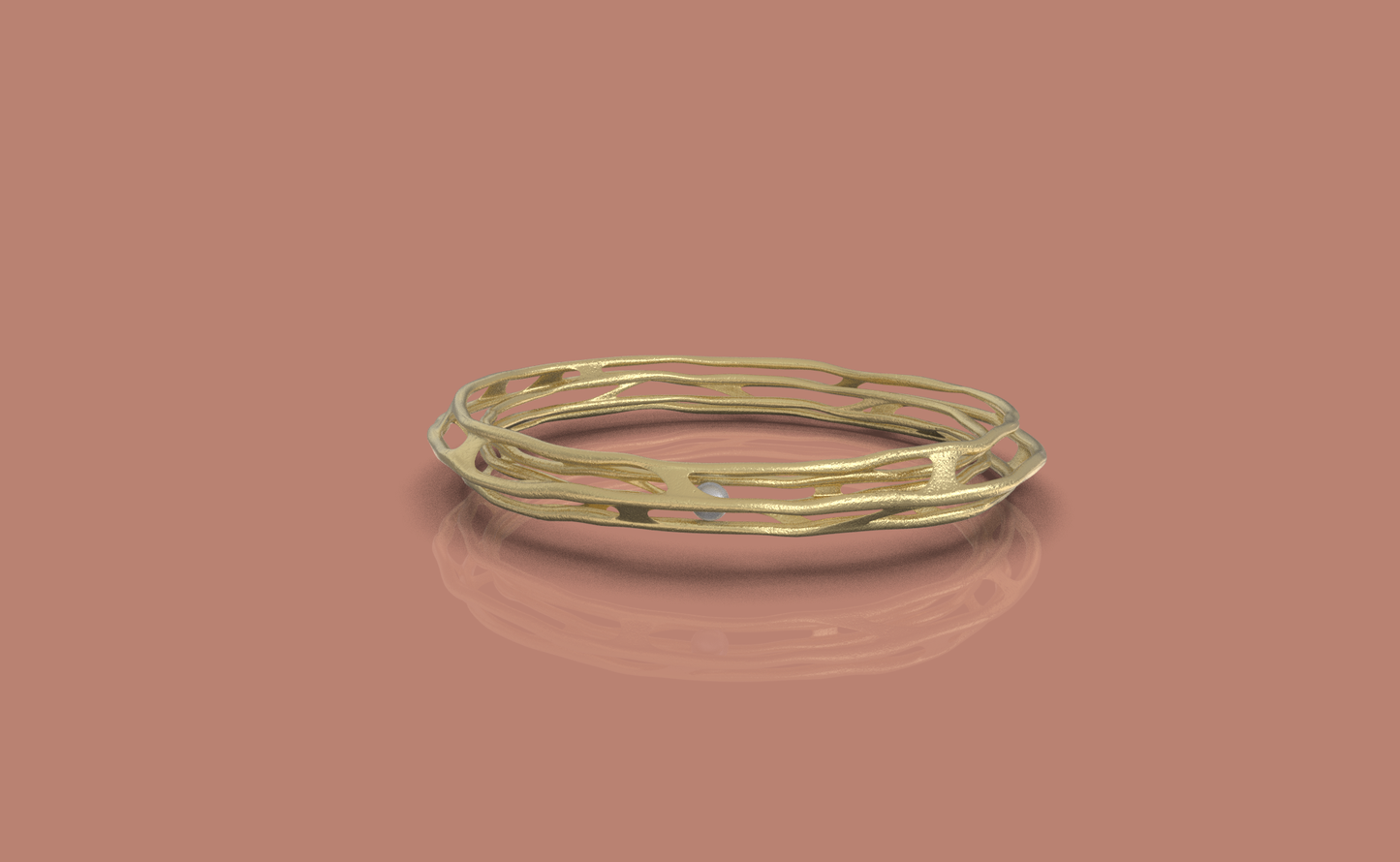 Gilded Cage Bangle