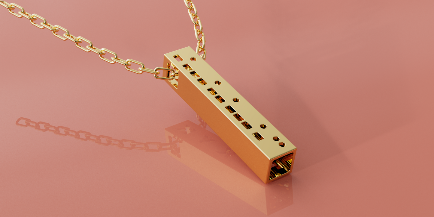 Morse Code IYKYK Pendant