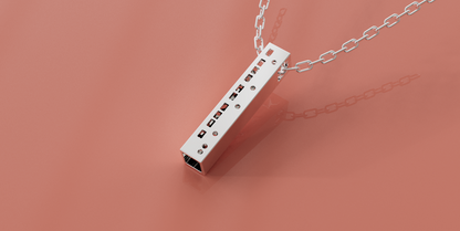 Morse Code IYKYK Pendant