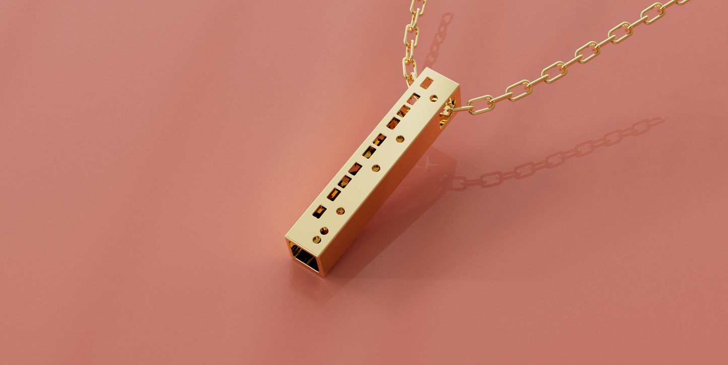 Morse Code IYKYK Pendant