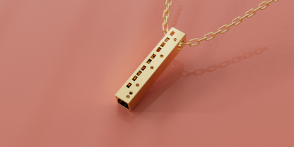 Morse Code IYKYK Pendant