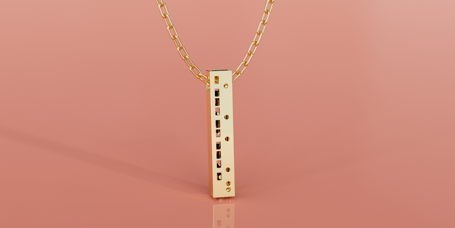 Morse Code IYKYK Pendant