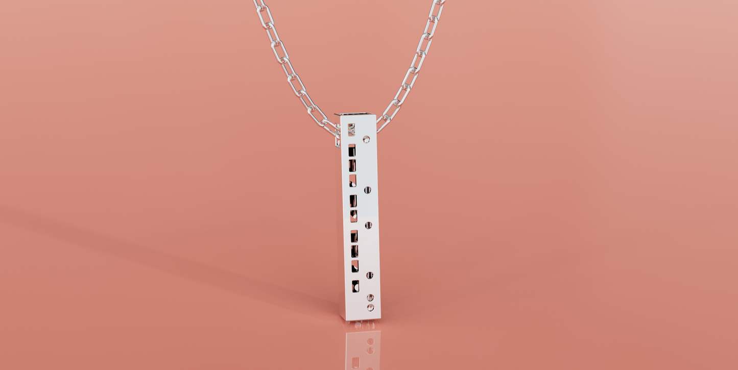 Morse Code IYKYK Pendant