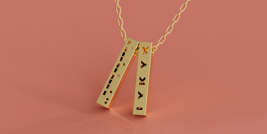 Morse Code IYKYK Pendant