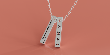 Morse Code IYKYK Pendant