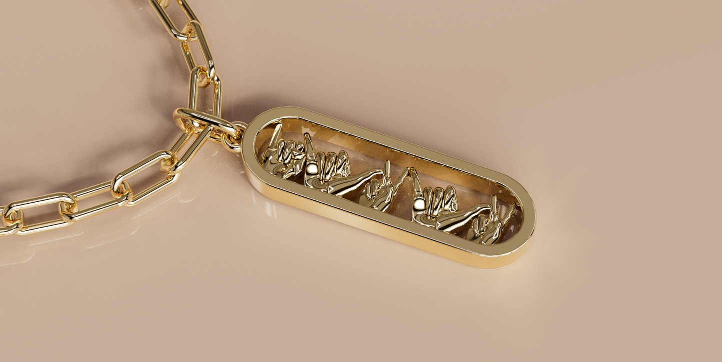IYKYK Sign Language Pendant
