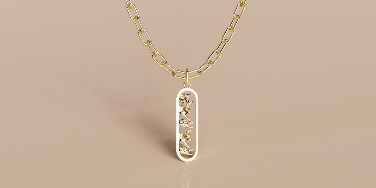 IYKYK Sign Language Pendant