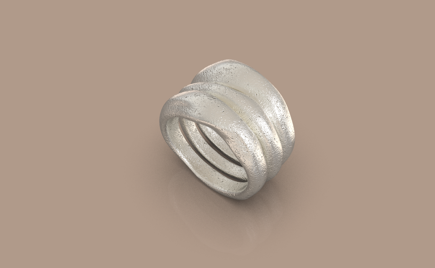 Stacked Organic Rings (Set of 3)