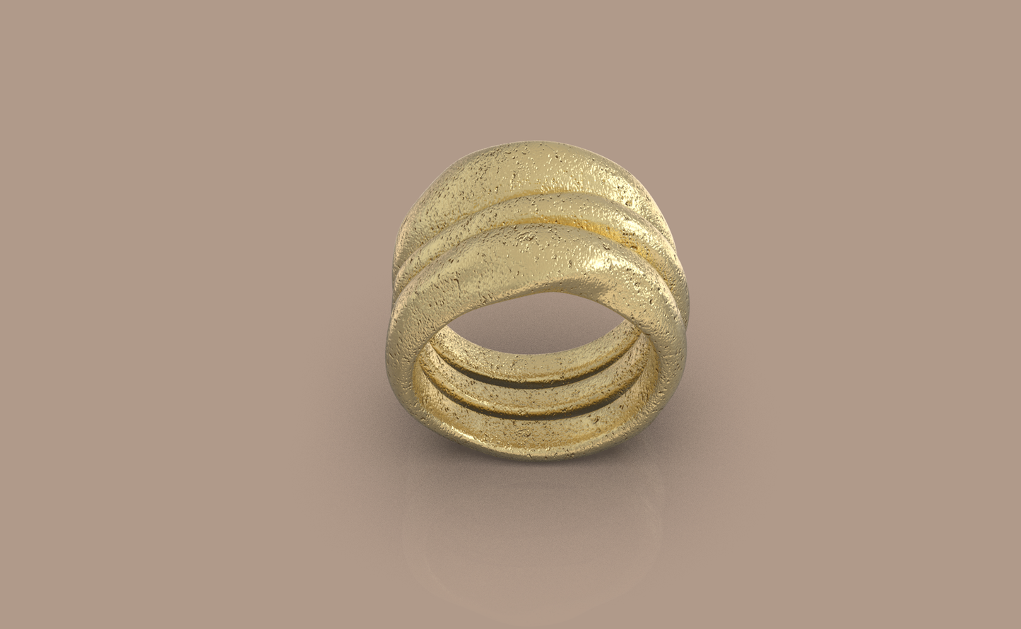 Stacked Organic Rings (Set of 3)