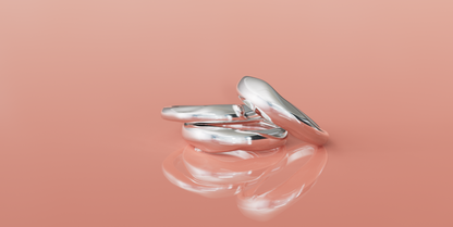 Stacked Organic Rings (Set of 3)