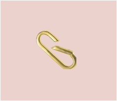 Small Paperclip Clasp